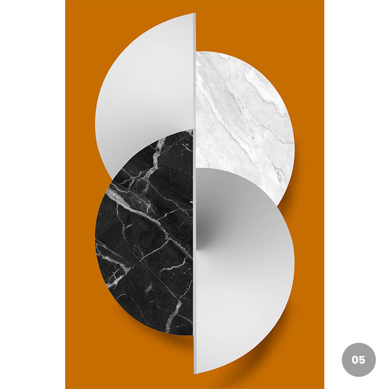 Modern Aesthetics Abstract Minimalist Wall Art Fine Art Canvas Prints Pictures For Luxury Loft Living Room Entrance Hall Foyer Home Office Wall Decor