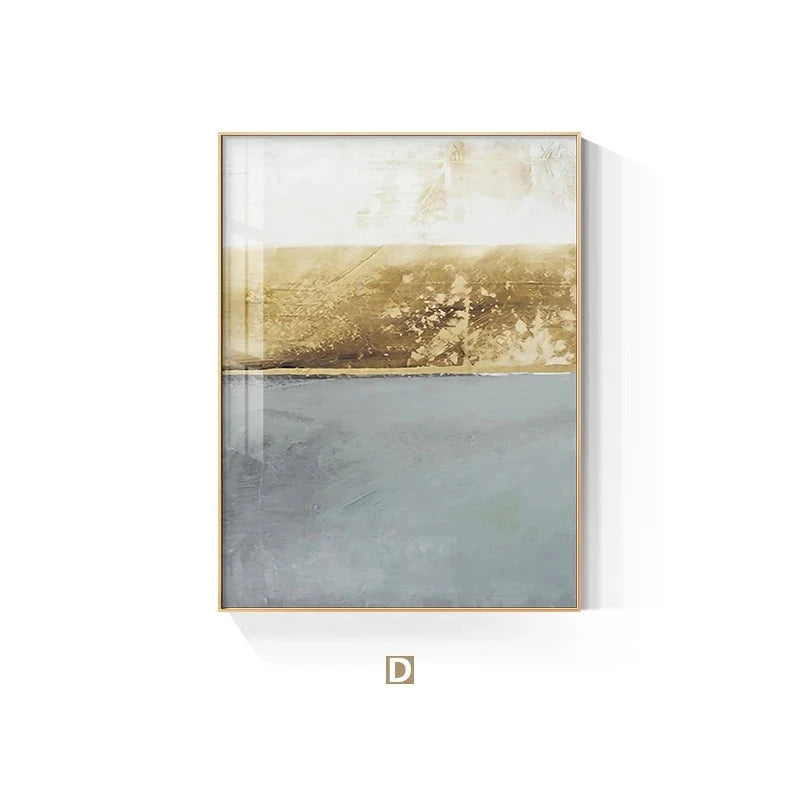 Black Gray Golden Minimalist Wall Art Fine Art Canvas Prints Nordic Abstract Pictures For Luxury Living Room Kitchen Dining Room Entrance Hall Art Decor