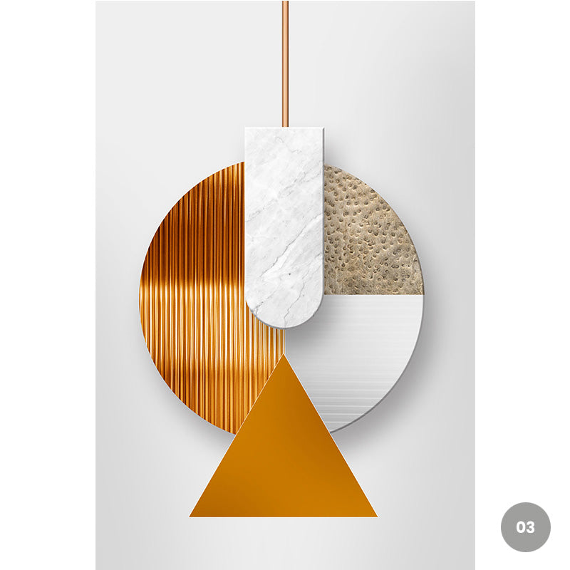 Modern Aesthetics Abstract Minimalist Wall Art Fine Art Canvas Prints Pictures For Luxury Loft Living Room Entrance Hall Foyer Home Office Wall Decor