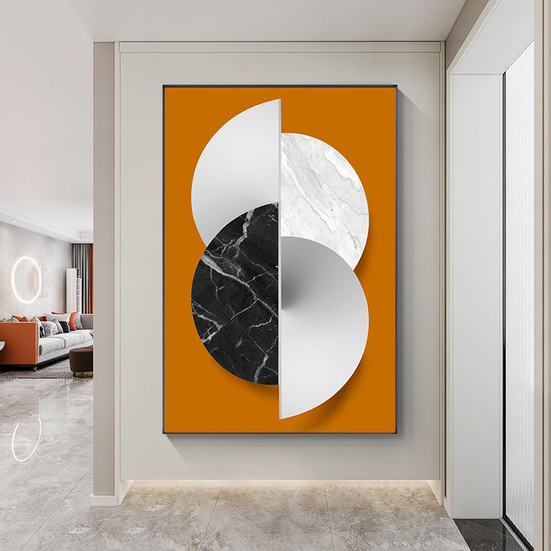 Modern Aesthetics Abstract Minimalist Wall Art Fine Art Canvas Prints Pictures For Luxury Loft Living Room Entrance Hall Foyer Home Office Wall Decor