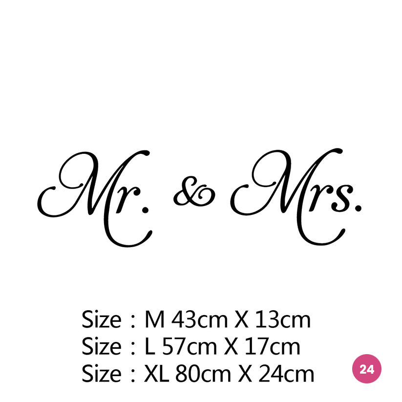 You And Me Love Quote Bedroom Motifs Vinyl Wall Decals Removable PVC Wall Sticker Murals For Bedroom Studio Living Room Creative DIY Home Decor