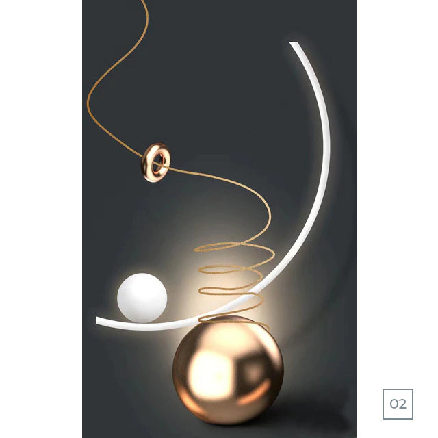 Abstract Futuristic Elements Modern Aesthetics Wall Art Fine Art Canvas Prints Pictures For Modern Loft Apartment Living Room Home Office Interior Decor