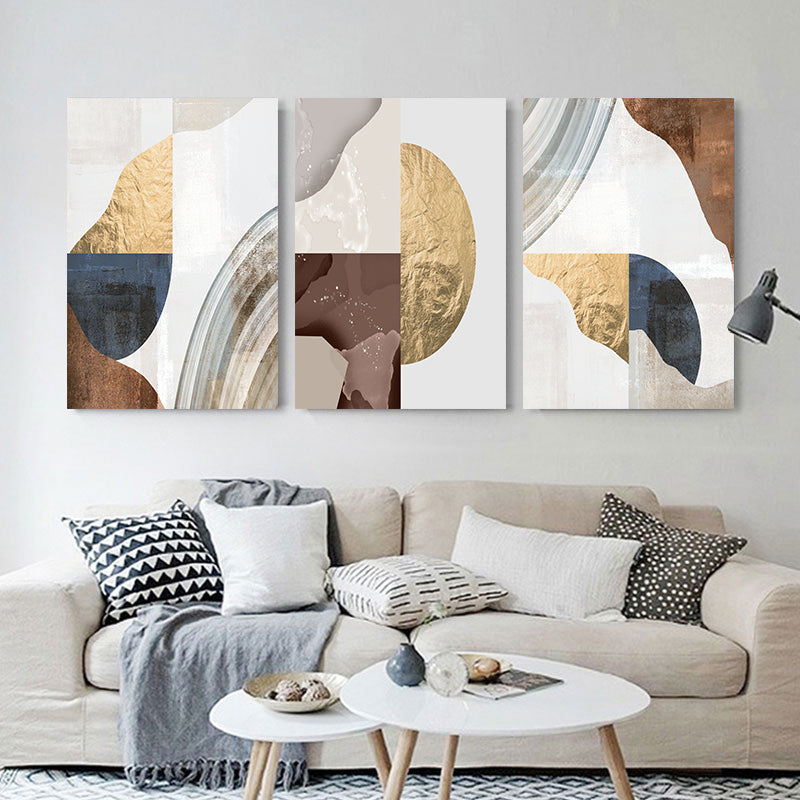 Featured Sale Set of 3Pcs FRAMED Nordic Abstract Wall Art Fine Art Canvas Prints Framed With Wood Frame 20x30cm 30x40cm