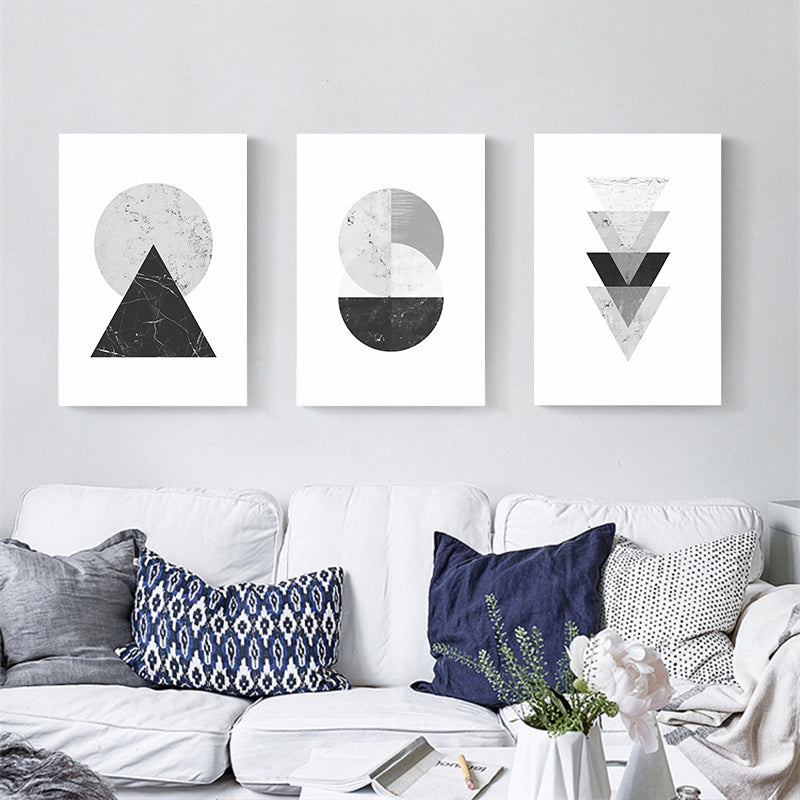 ABSTRACT VINTAGE NORDIC GEOMETRIC WALL ART MINIMALIST MARBLE DESIGN FINE ART CANVAS PRINTS POSTERS FOR LIVING ROOM BEDROOM HOME DECOR. 