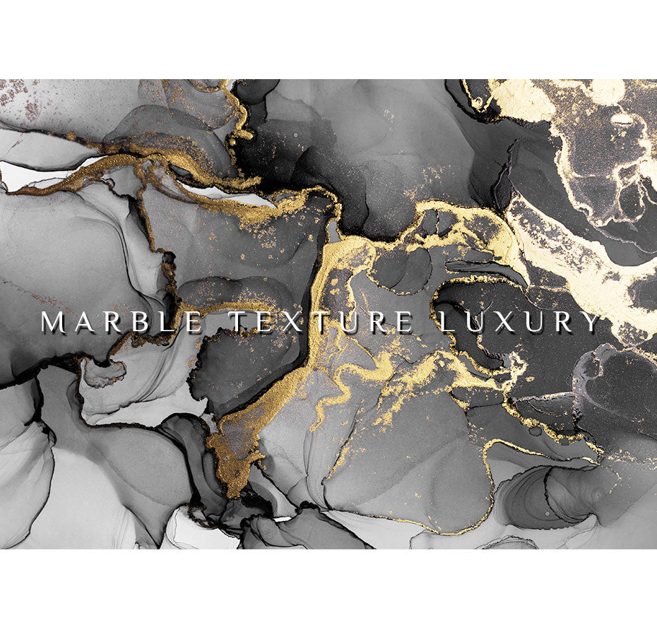 Liquid Golden Gray Marble Print Wall Art Fine Art Canvas Prints Abstract Fashion Pictures For Luxury Living Room Nordic Home Office Art Decor