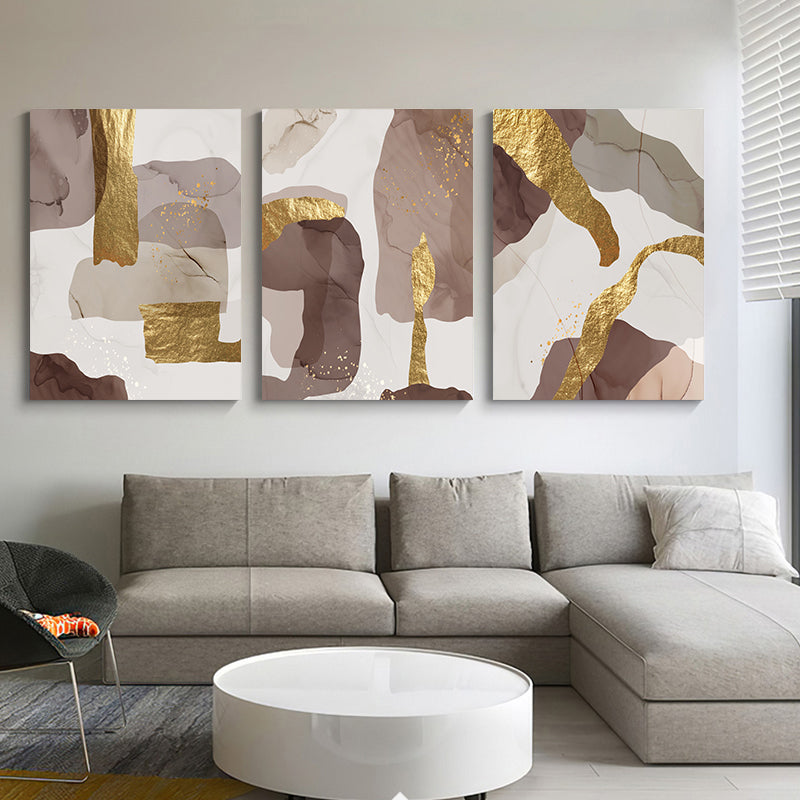 Featured Sale Set of 3Pcs FRAMED Nordic Abstract Wall Art Fine Art Canvas Prints Framed With Wood Frame 20x30cm 30x40cm