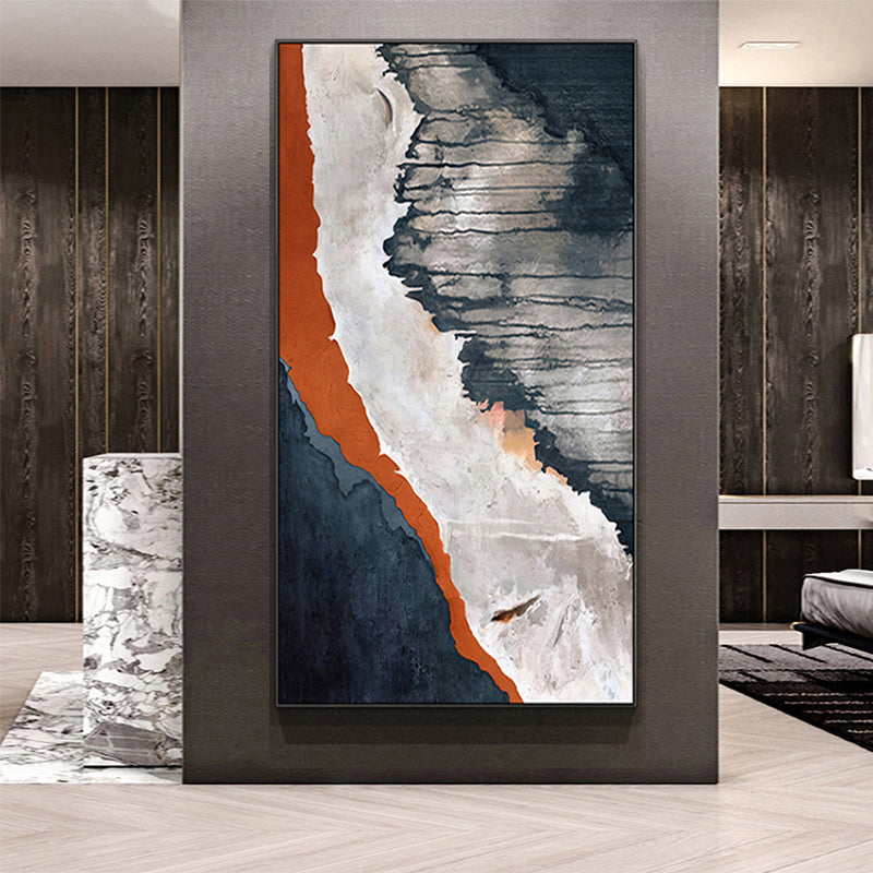 Modern Nordic Abstract Elements Vertical Format Wall Art Fine Art Canvas Prints Wide Format Pictures For Entrance Hallway Living Room Home Office Decor