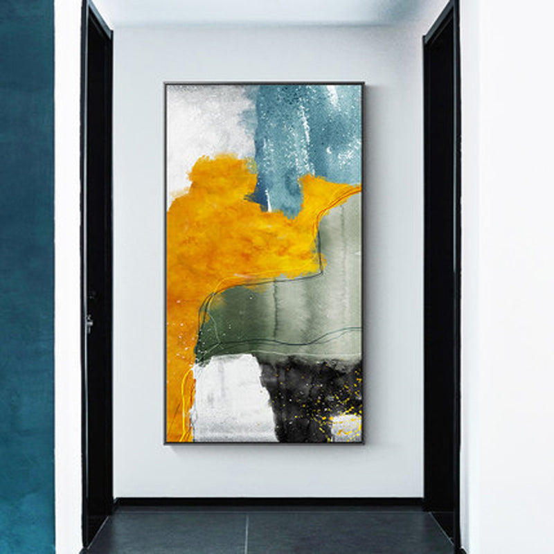 Modern Nordic Abstract Elements Vertical Format Wall Art Fine Art Canvas Prints Wide Format Pictures For Entrance Hallway Living Room Home Office Decor
